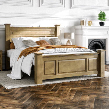 Solid Oak Ambassador Bed