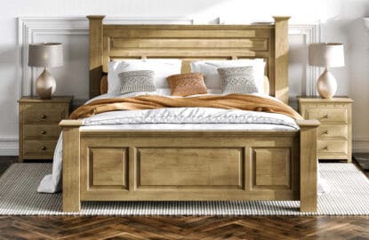 Solid Oak Handmade Bed Frame