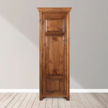 Solid Wood 1 Door Wardrobe
