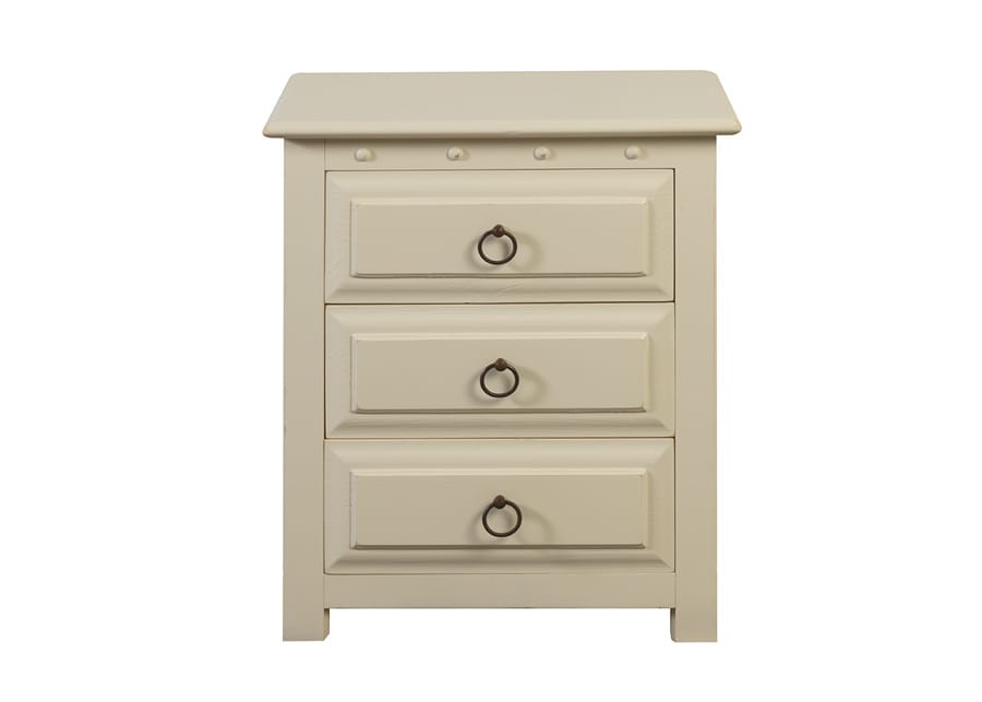 3 Drawer Solid Wood Bedside Cabinet Handmade In The Uk Revival Beds
