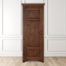 Large Single Door Wooden Wardrobe