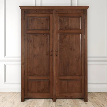 Extra Large 2 Door Wooden Wardrobe