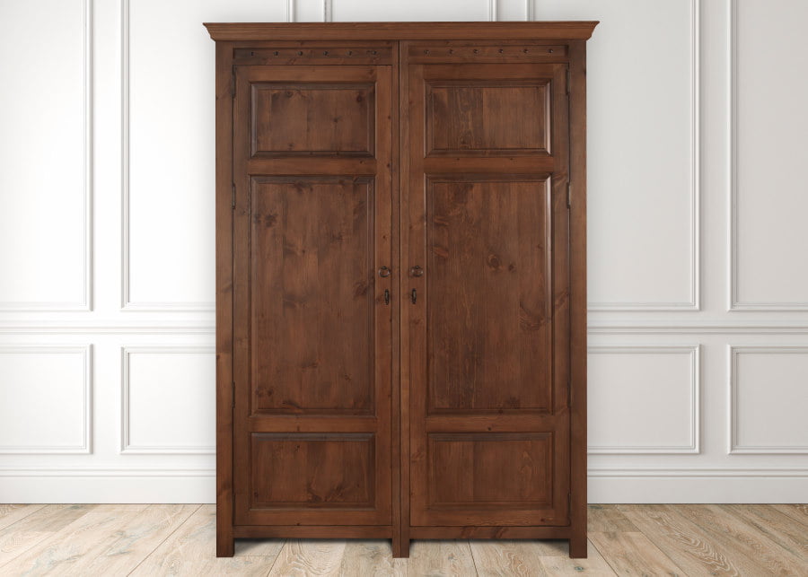 Extra Large 2 Door Wooden Wardrobe