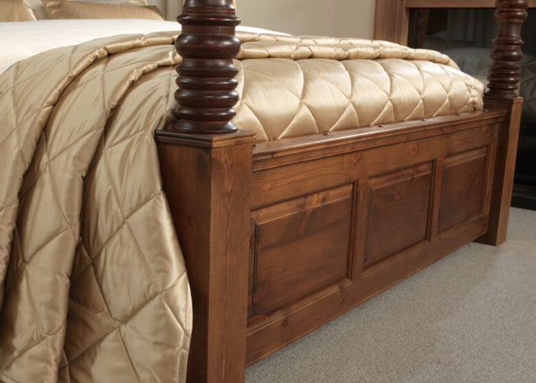 The Traditional Balmoral Four Poster Bed Handmade in the UK