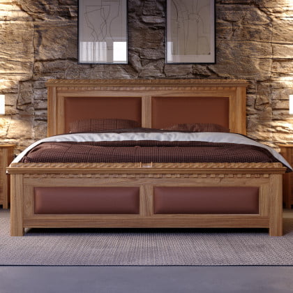 Traditional Wooden Bed