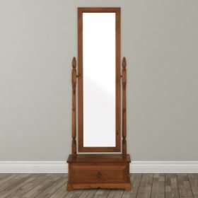 Solid Wood Free Standing Mirror