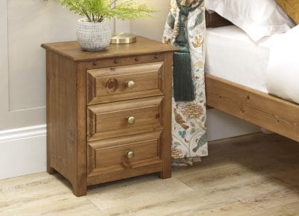 3 Drawer Bedside Cabinet