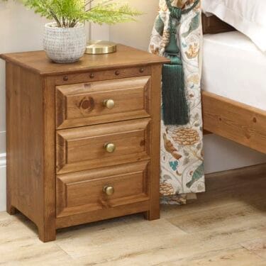 Solid Wood Bedside Cabinet