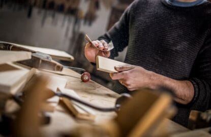 Craftsman Sanding Wood