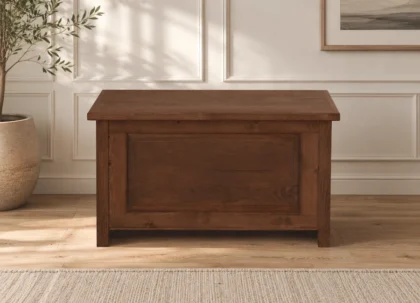 Handcrafted Solid Wood Blanket Box
