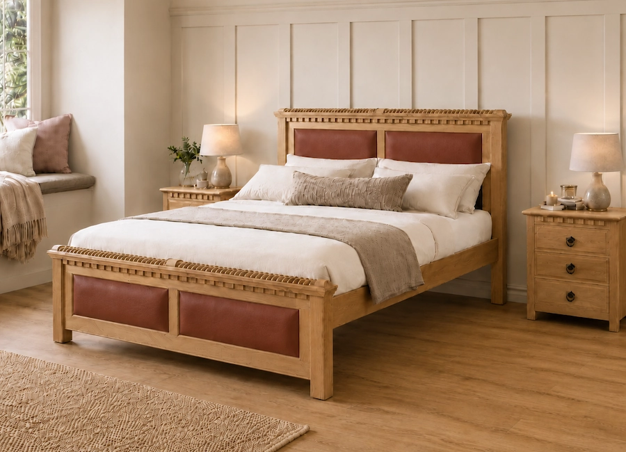 County Cork Bed in Solid Oak