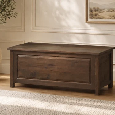 Solid Wood Blanket Box