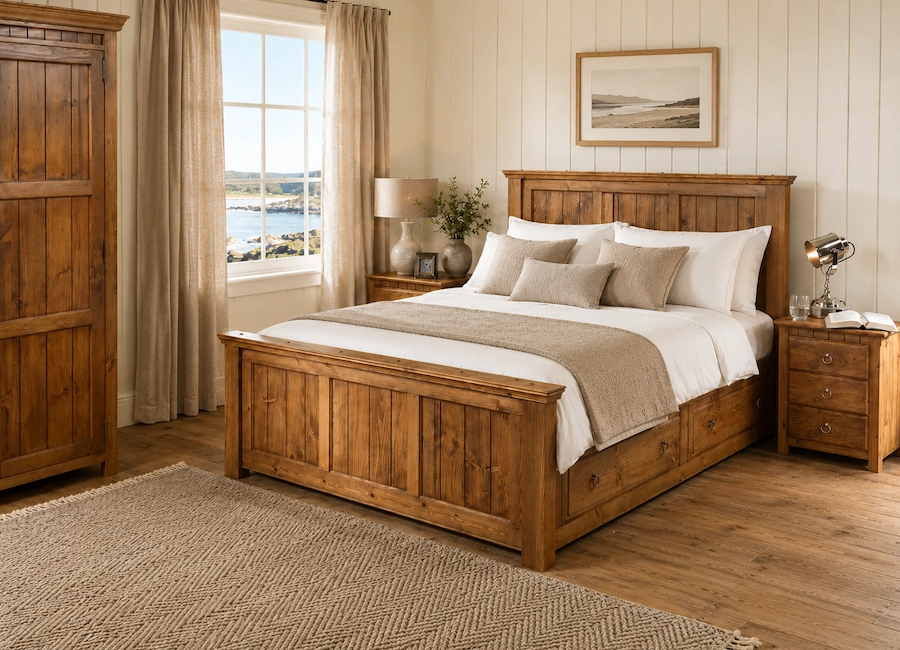 Vermont Bed Frame with Storage Drawers