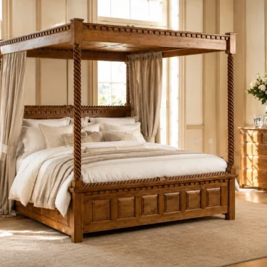 County Kerry Four Poster Bed with Low Footboard