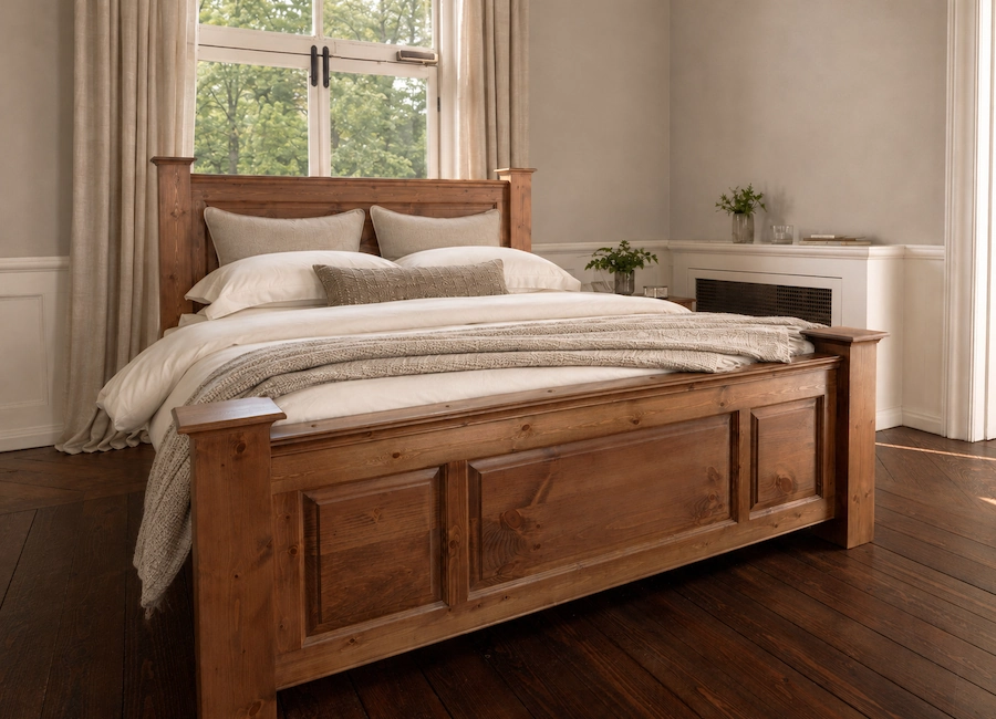 Solid Wood Super Kingsize Bed Frame