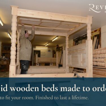 Four Poster Bed Being Installed