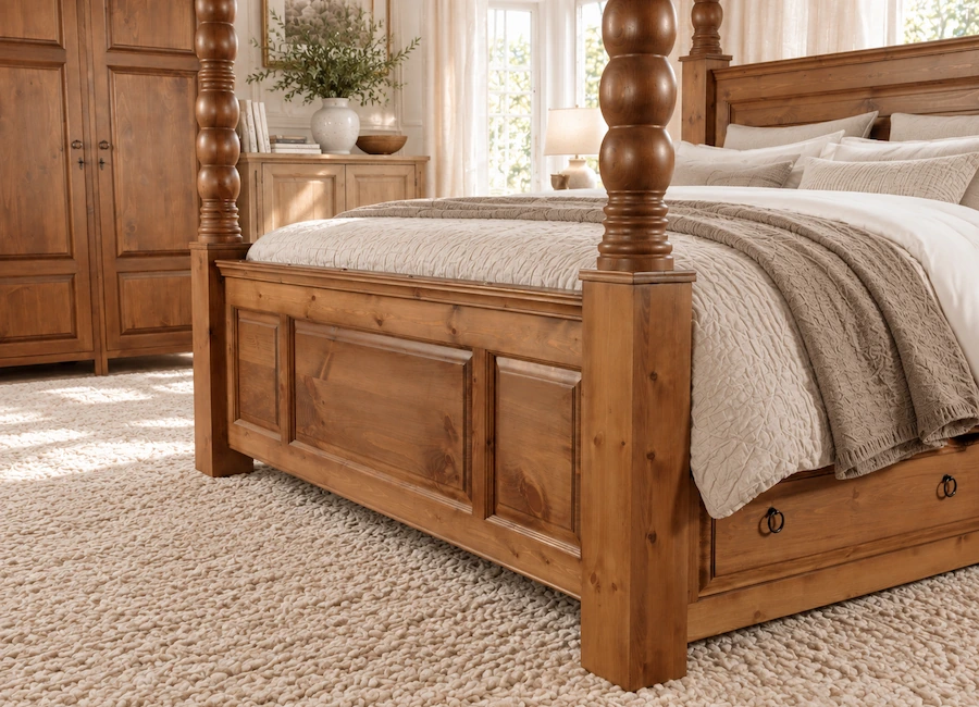 Ambassador Four Poster Bed Footboard Detail
