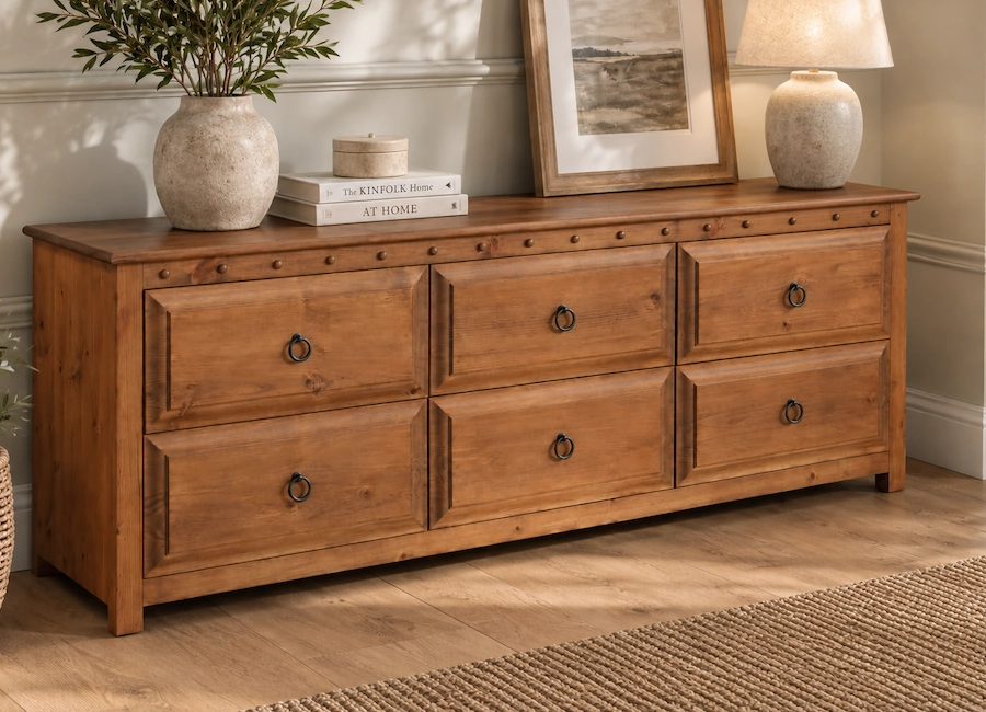 Solid Wood Linen Chest