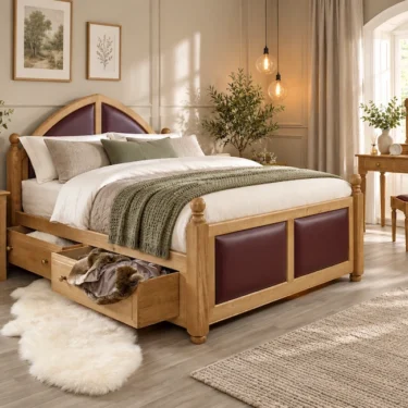 Solid Oak Canterbury Bed Frame