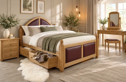 Solid Oak Canterbury Bed Frame
