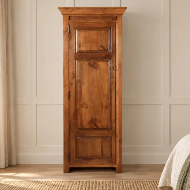 Solid Wood 1 Door Wardrobe