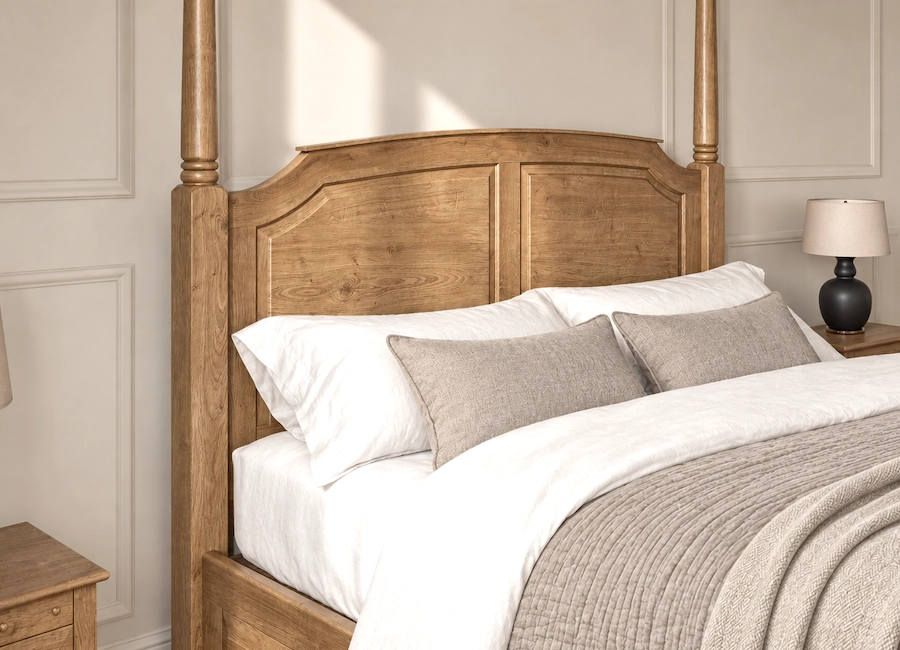 Four Poster Bed Headboard Detail