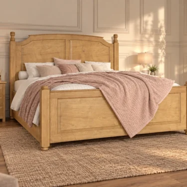 Solid Oak Super Kingsize Bed